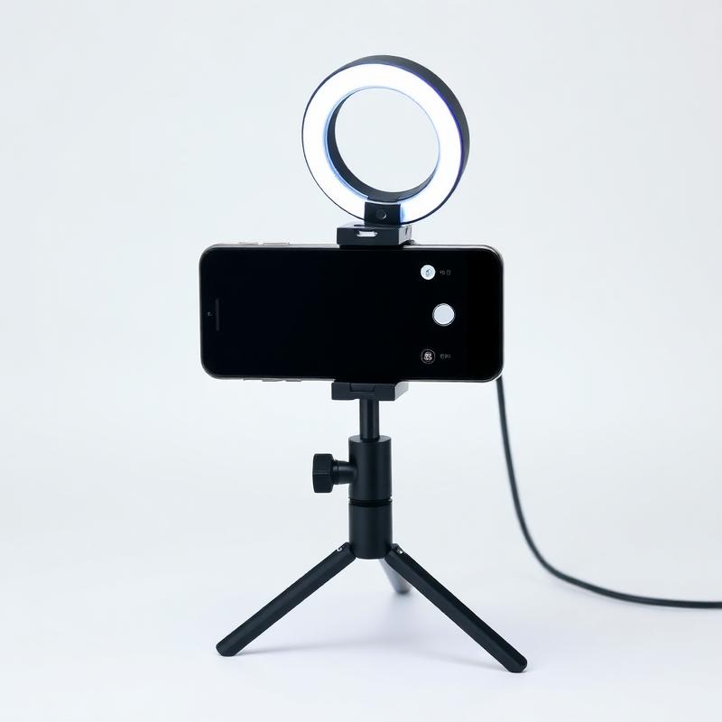 Mini Ring Light with Phone Stand